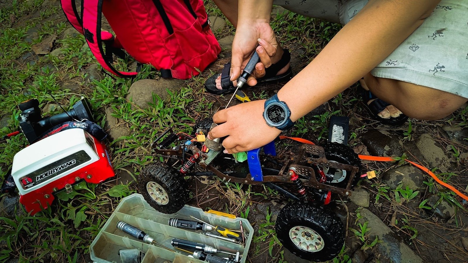 Menjajal Terjalnya Batuan Komunitas RC Garangan Rimba